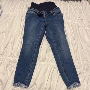 Old Navy Women's Dark Blue Skinny Maternity Jeans